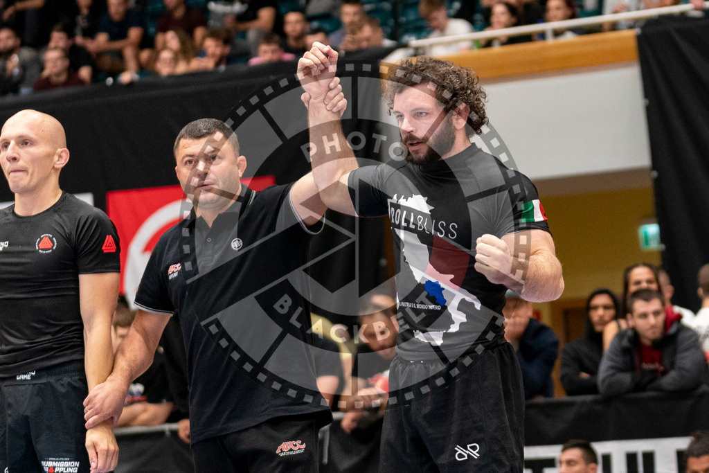 20230916PBB2578 | Fighters compete during the grappling tournement ADCC Trials (European, Middle East and African Championship) in Warsaw, Poland, on September 16, 2023.