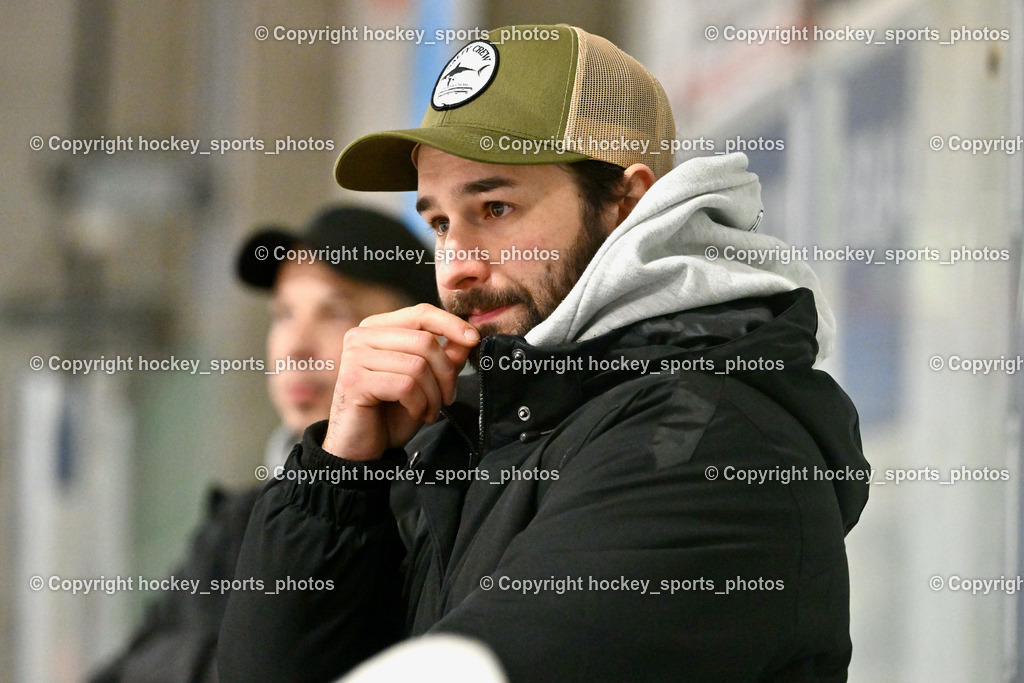 ESC Steindorf vs. EC Hornets Spittal 20.2.2024 | Assistentcoach ESC Steindorf Gasser Daniel, ESC Steindorf vs. EC Hornets Spittal 20.2.2024, ESC Steindorf vs. EC Hornets Spittal 20.2.2024 am 20.02.2024 in Steindorf (Ossiachersee Halle), Austria, (Photo by Bernd Stefan)