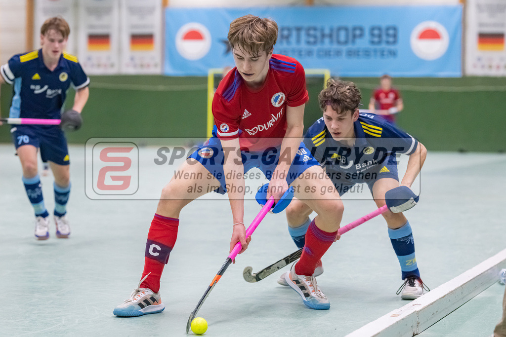 HK_20230304_105849 | Deutsche Meisterschaft MU16 Zehlend. Wespen - Mannheimer HC am 4.3.2023 RWK, Köln ,