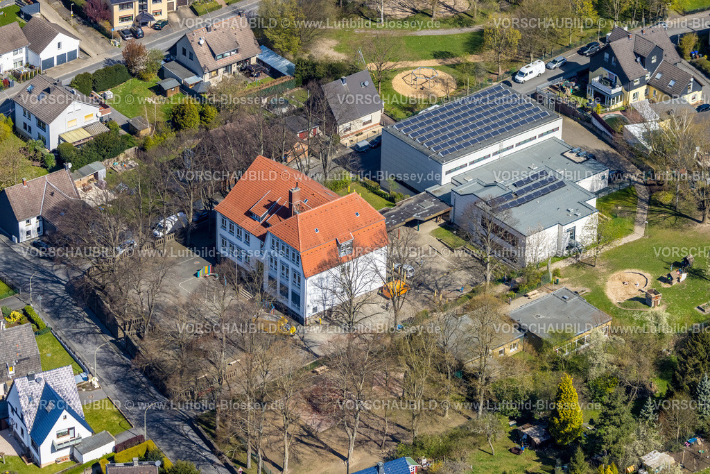 Witten220400970 | Luftbild, Hüllbergschule in Annen, Witten, Ruhrgebiet, Nordrhein-Westfalen, Deutschland