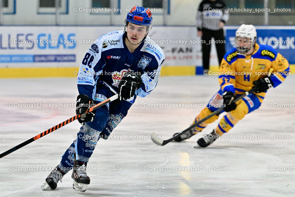 ESC Steindorf vs. EHC Althofen | #88 Groyer Fabian ESC Steindorf, ESC Steindorf vs. EHC Althofen, ESC Steindorf vs. EHC Alhofen am 03.03.2024 in Steindorf (Ossiachersee Halle), Austria, (Photo by Bernd Stefan)