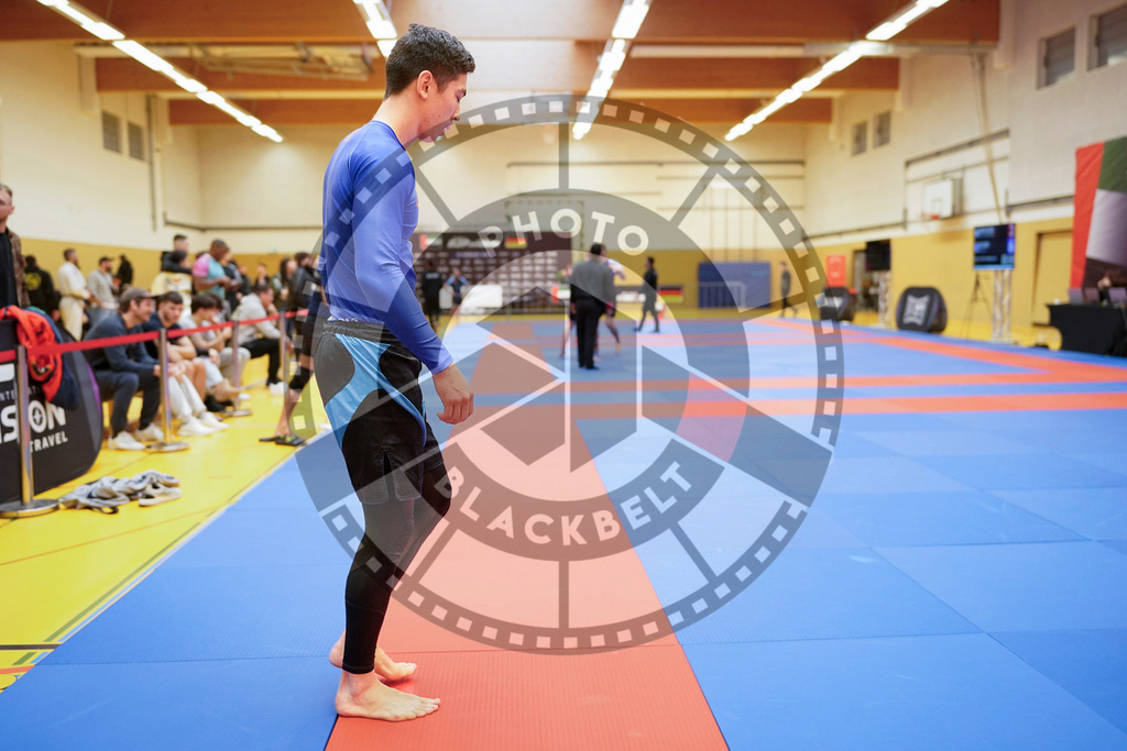 20240203PBB09352 | Fighters compete during the Brazilian Jiu-Jitsu Championship of the AJP Tour in Maintal by Frankfurt am Main, Germany, on February 2, 2024.