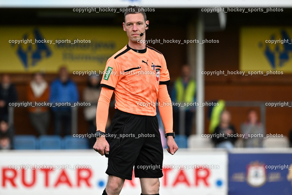 SAK vs. SV Spittal Drau 1921 | Holger Dietz Referee, SAK vs. SV Spittal Drau 1921, SAK vs. SV Spittal Drau 1921 am 23.05.2025 in Klagenfurt (Sportpark Welzenegg), Austria, (Photo by Bernd Stefan)
