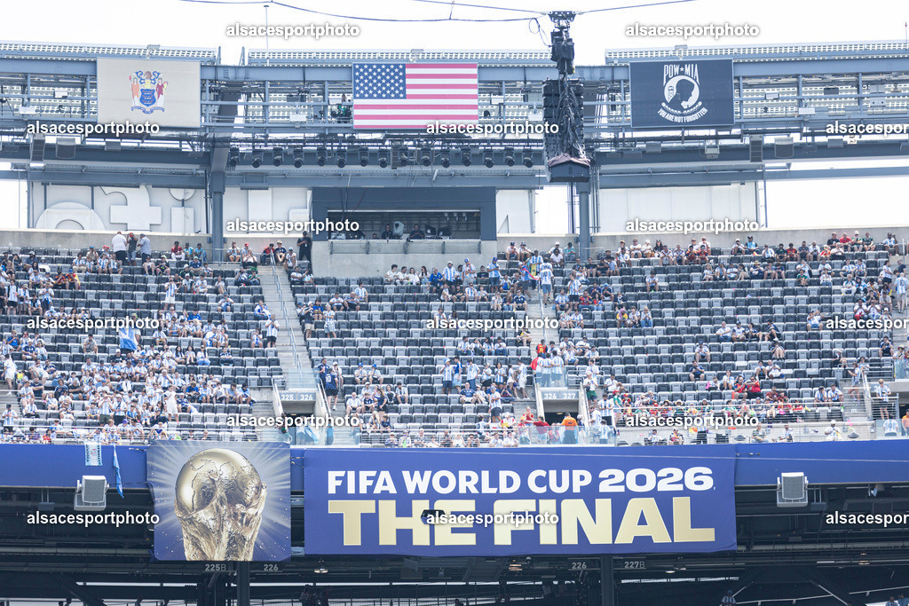 FOOTBALL : Argentine vs Espagne – Finale de la Coupe du Monde FIFA 2026. New York New Jersey Stadium, East Rutherford, New Jersey, États-Unis. 19/07/2026. | Cérémonie de clôture et spectacle avant la finale de la Coupe du Monde de la FIFA 2026. New York New Jersey Stadium, East Rutherford, New Jersey, États-Unis. 19/07/2026.