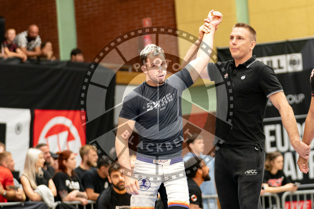 20230916PBB1100 | Fighters compete during the grappling tournement ADCC Trials (European, Middle East and African Championship) in Warsaw, Poland, on September 16, 2023.
