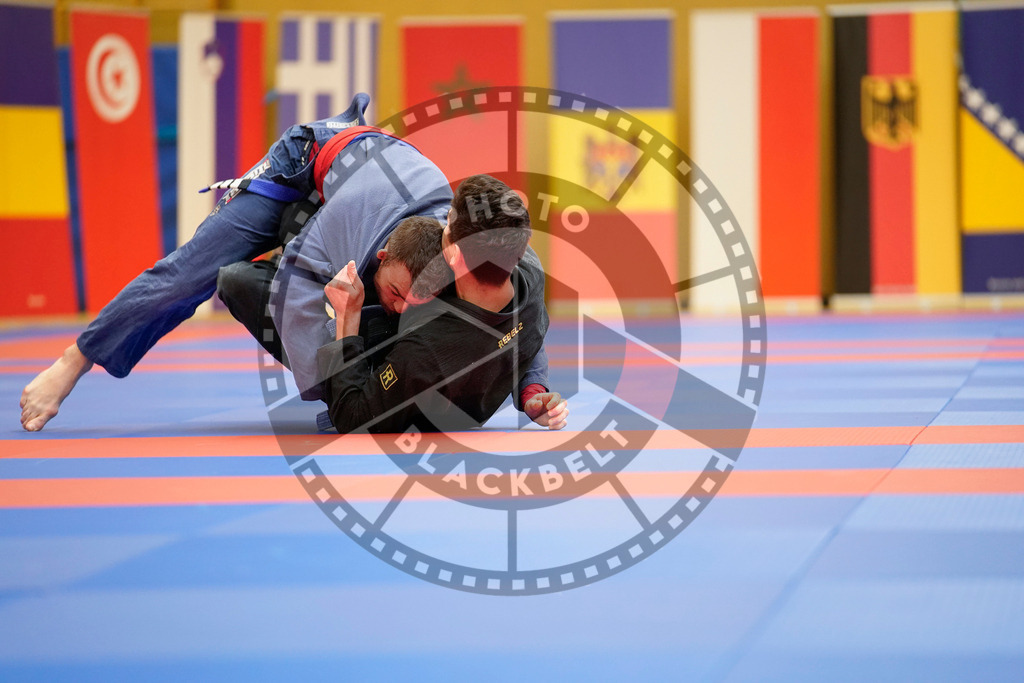 20240203PBB05432 | Fighters compete during the Brazilian Jiu-Jitsu Championship of the AJP Tour in Maintal by Frankfurt am Main, Germany, on February 2, 2024.