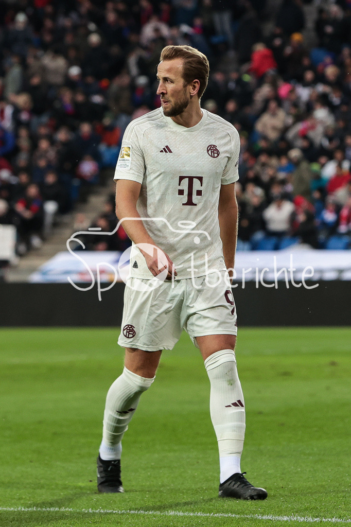 FC Basel - FC Bayern München | Harry KANE (FCB #9) in Aktion / Freisteller / Einzelfoto