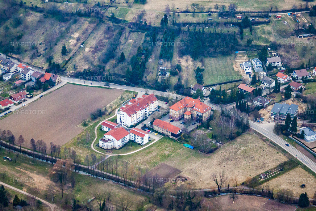 Luftbild: Lebenswerk in Weingarten im Bundesland Baden-Württemberg in Deutschland. Foto: IMG_38301.jpg vom 12.03.2011 durch Werner Riehm/FLY-FOTO.de