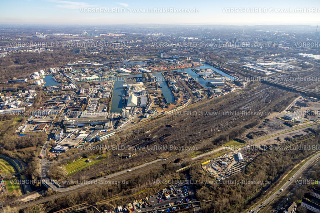 Dortmund230200192 | Luftbild, Hafengebiet, Hafen, Dortmund, Ruhrgebiet, Nordrhein-Westfalen, Deutschland