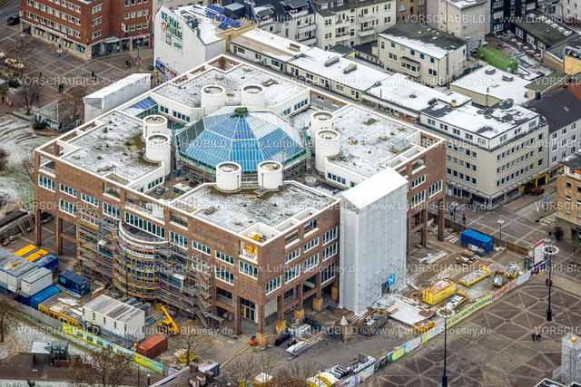 Dortmund221201965 | Luftbild, Rathaus mit Baustelle, Ruhrallee, Dortmund, Ruhrgebiet, Nordrhein-Westfalen, Deutschland