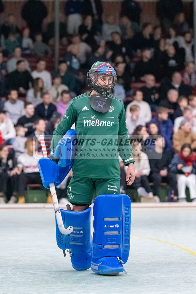 HK_20230128_103593 | 1. Bundesliga 1/4 Finale ( Herren ) Rot-Weiss Köln - Club an der Alster am 28.1.2023 Rot-Weiss Köln  , Köln , Thomas Iain Alexander Torwart ( Club an der Alster #1 )