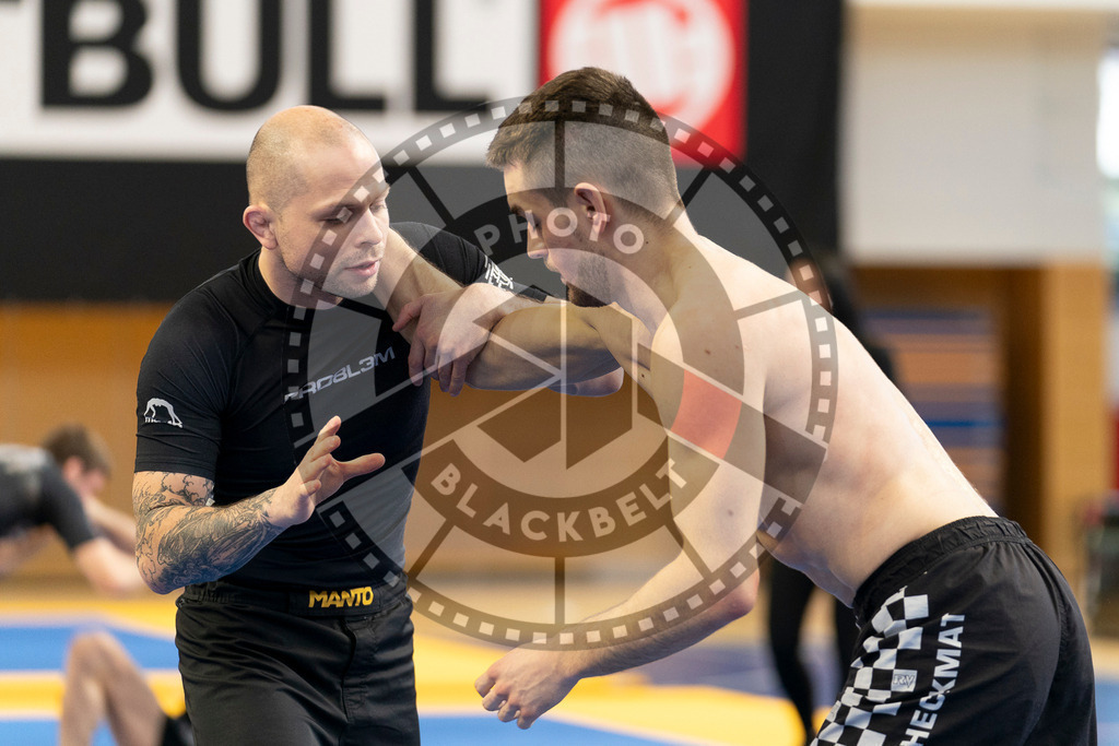 20240316PBB0314 | Athletes compete during the ADCC Eastern European Open grappling Competition in Poznan, Poland, on March 16, 2024.