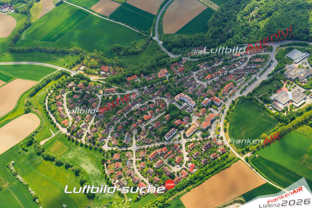 Luftbild von St-leonhard Rothenburg-tauber - Luftaufnahme wurde 2015 von https://frankenair.de mittels Flugzeug (keine Drohne) erstellt - die Geschenkidee