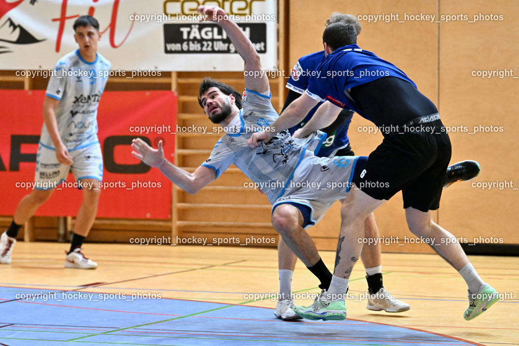 SC Ferlach vs. HSG Xentis Lipizzanerheimat | #61 Golubovic Milan HSG Xentis Lipizzanerheimat, #6 Krobath Leander SC Ferlach, SC Ferlach vs. HSG Xentis Lipizzanerheimat, SC Ferlach vs. HSG Xentis Lipizzanerheimat am 18.04.2026 in Ferlach (Ballspielhalle Ferlach), Austria, (Photo by Bernd Stefan)