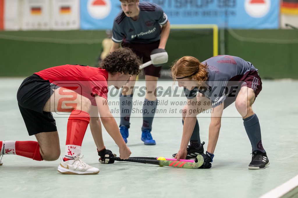 SFE_20230304_0034 | Deutsche Meisterschaft Männliche U16 Halle 2023 am 04.03.2023 in Köln (KTHC Stadion Rot-Weiss Köln Tennis and Hockey Club), Photo: Stephan Fehrmann 2022 (Sports-Gallery)