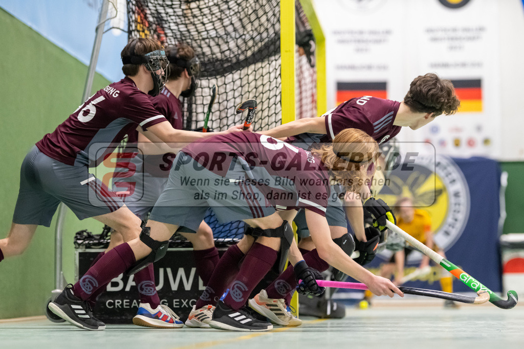 SFE_20230304_0020 | Deutsche Meisterschaft Männliche U16 Halle 2023 am 04.03.2023 in Köln (KTHC Stadion Rot-Weiss Köln Tennis and Hockey Club), Photo: Stephan Fehrmann 2022 (Sports-Gallery)