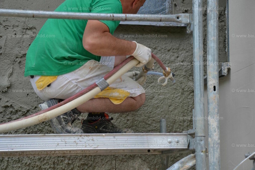 bib-lg18-putzarbeiten-0256 | Nach LV-Leistungsgruppen sortierte Detailfotos über den Bau eines Hauses. Alle Hausbau-Bilder direkt vom Urheber und Autor der Website Haus-Selber-Bauen.com