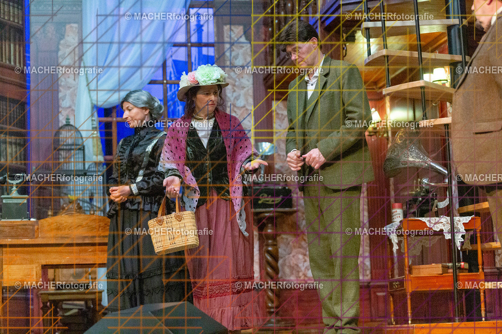 122_MFL-2025 | Portraitbilder von Regisseur; Darsteller; Techniker; Maske; Kostüme; Chor; Musiker; Bilderserie der Generalprobe und der Premierenvorstellung, Szenenbilder; Ausdrucksstudien; Bühnenüberblick; Bühnenkulissen; Pressefotos inkl. Redaktionsfoto Darstellergruppe.