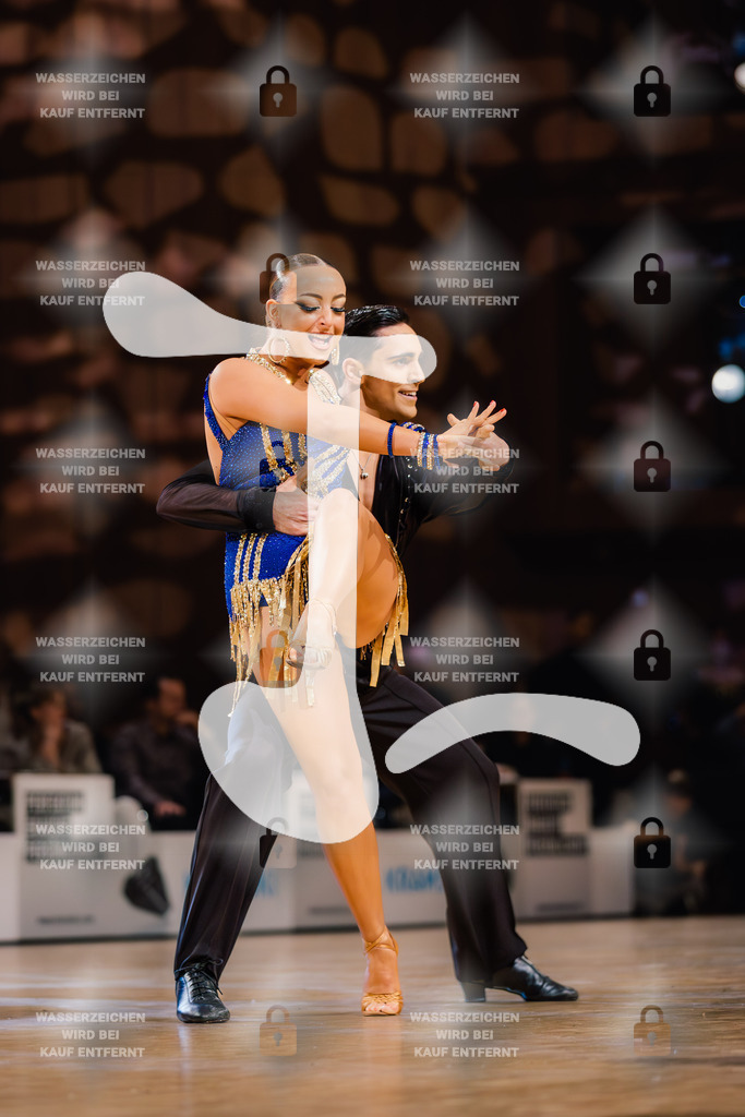 Goldstadtpokal 2025 - WDSF World Open Latin 15th (11) Yehonatan Shvartsburd _ Elinor Gershfeld (Israel)-2025-01-25-7657 | Webshop for digital downloads and prints of dance sport, event & show photographer Julian Link - Realisiert mit Pictrs.com
