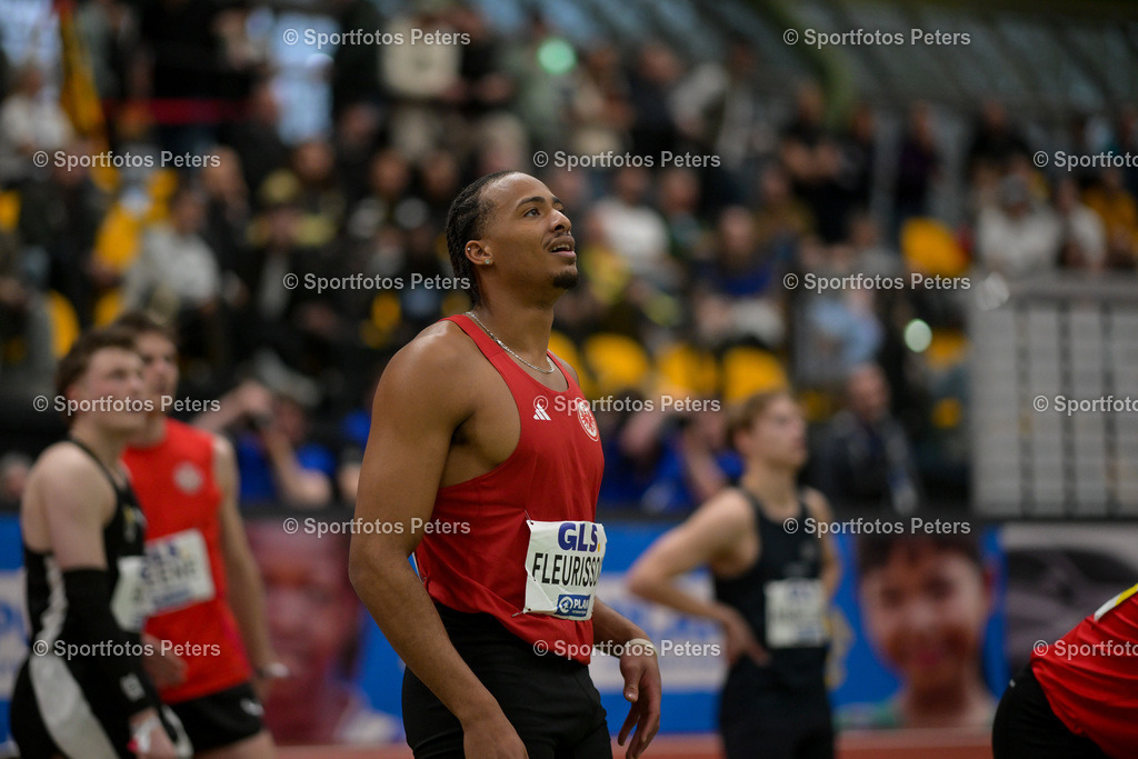 DM Halle 2026_Samstag-182 | 28.02.2026, xkaix, Leichtathletik Deutsche Meisterschaften Halle 2026,  v.l. Deutscher Meister Fred Isaac Fleurisson (Eintracht Frankfurt e.V.) - Realisiert mit Pictrs.com