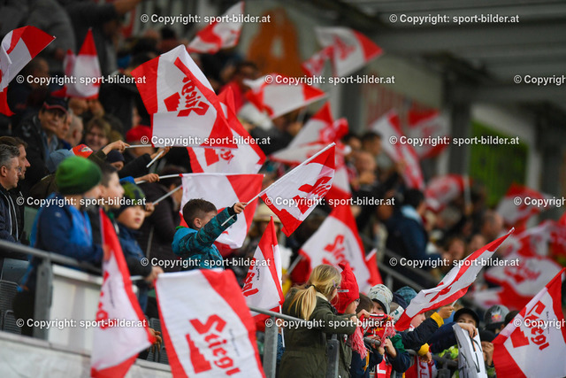 AUT, U21 EM-Qualifikation - Oesterreich vs Norwegen | 29.3.2022, Josko Arena Ried, AUT, U21 EM-Qualifikation - Oesterreich vs Norwegen, im Bild Fans - Zuschauer Team Austria


// Uefa U21 Euro 2023 Qualifikation Match between Austria and Norway in Ried, Austria on 2022/03/29