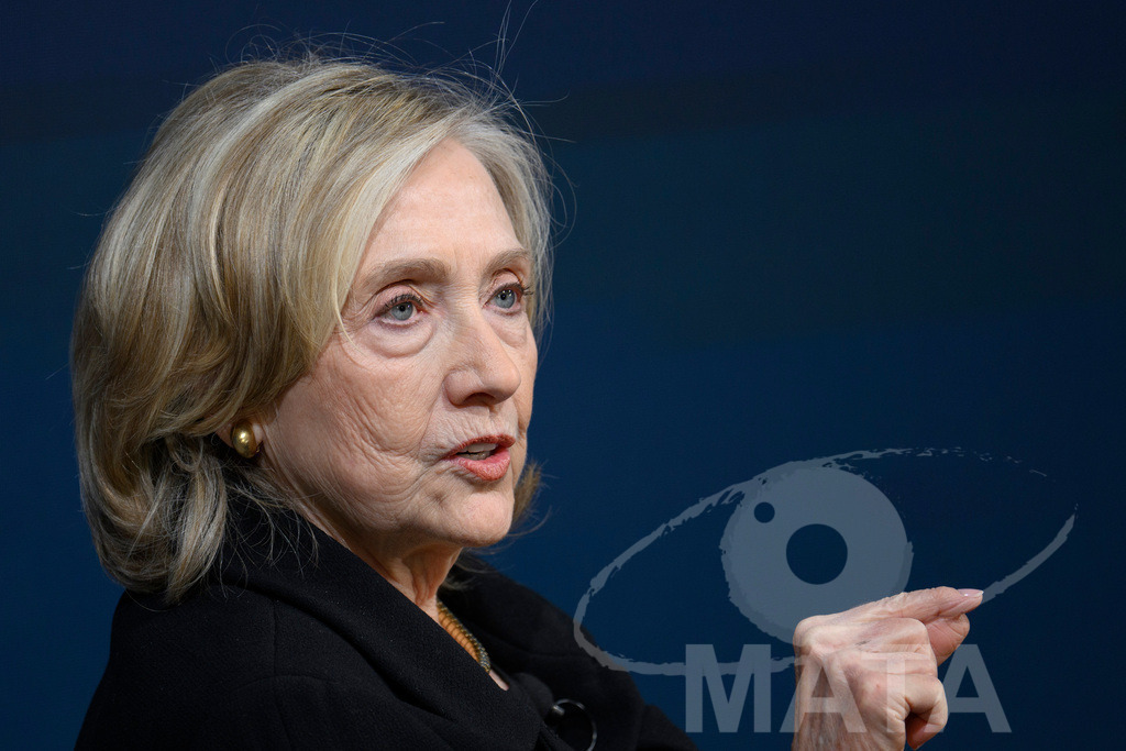 _DWA3907 | Die US-Politikerin Hillary Clinton auf der Veranstaltung Bridging Scholarship and Statecraft im Rahmen der Münchner Sicherheitskonferenz 2026. München, 13.02.2026 Bayern Deutschland  - Realisiert mit Pictrs.com