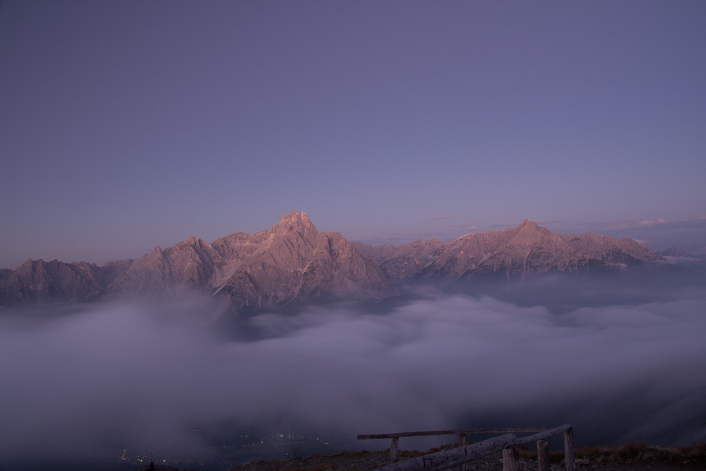 Morgenstimmung auf dem Helm | Morgenstimmung auf dem Helm bei Sexten - Realisiert mit Pictrs.com