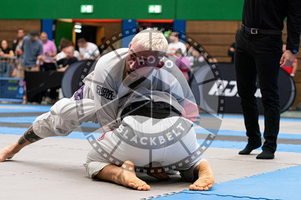 20230826PBB51285 | Fighters compete during the AJP INTLPRO BJJ and grappling competition in Hamburg, Germany, on August 26 2023.