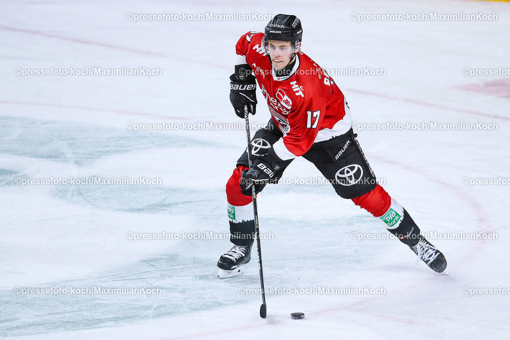 KoeDEL14032402095 | 14.03.2024, Köln, Eishockey, Penny DEL, Pre-Playoffs Spieltag 3, Lanxess-Arena, Kölner Haie - ERC Ingolstadt: Jan Luca Sennhenn (Kölner Haie)