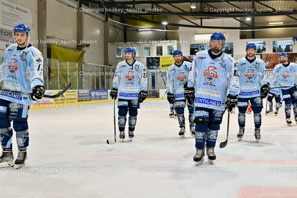 ESC Steindorf vs. SC Hohenems 11.3.2023 | ESC Steindorf Mannschaft, #77 Wuntschek Manuel, #21 Steiner Kevin, #46 Maurer Julian, '73 Goja Nico