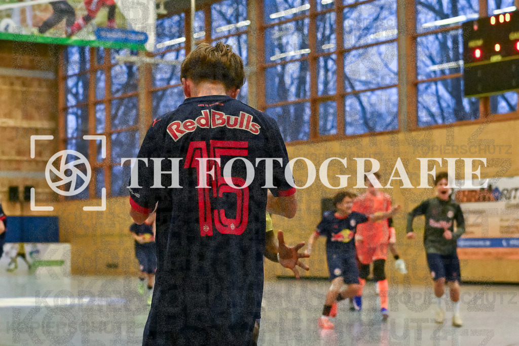 GER, Begegnung, Fussball, U14 Hallenturnier, PS-Immo-Cup 2026, 18.01.2026 | Jubel bei RB Fussballakademie Salzburg