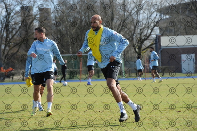 RGE_8918 | Hertha BSC, 2.Bundesliga, Herren, Training auf dem Hanns-Braun-Platz, Saison 2025/26, John Anthony Brooks ( Hertha BSC ),  17.03. 2026, Fotograf: Ralf Gebhardt - Realisiert mit Pictrs.com