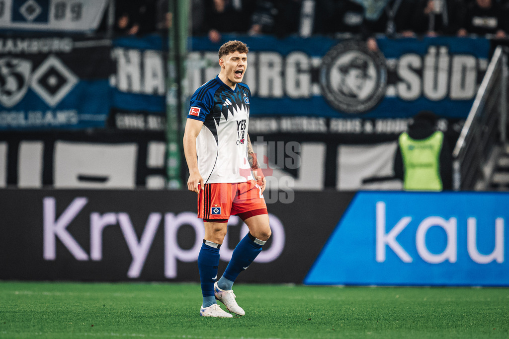 Fußball | Männer | Saison 2025/2026 | 1. Fußball-Bundesliga | 10. Spieltag | Hamburger SV vs. Borussia Dortmund | 08.11.2025 | Nicolai Remberg (#21, HSV)