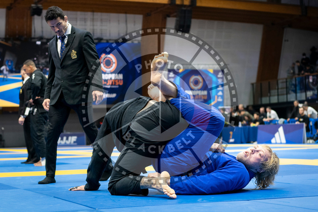20240126PBB0197 | Fighters compete during the Brazilian Jiu-Jitsu European Championship of the IBJJF in Paris, France, on January 26, 2024.