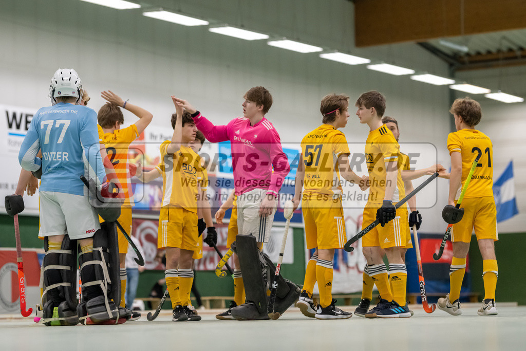 SFE_20230304_0052 | Deutsche Meisterschaft Männliche U16 Halle 2023 am 04.03.2023 in Köln (KTHC Stadion Rot-Weiss Köln Tennis and Hockey Club), Photo: Stephan Fehrmann 2022 (Sports-Gallery)
