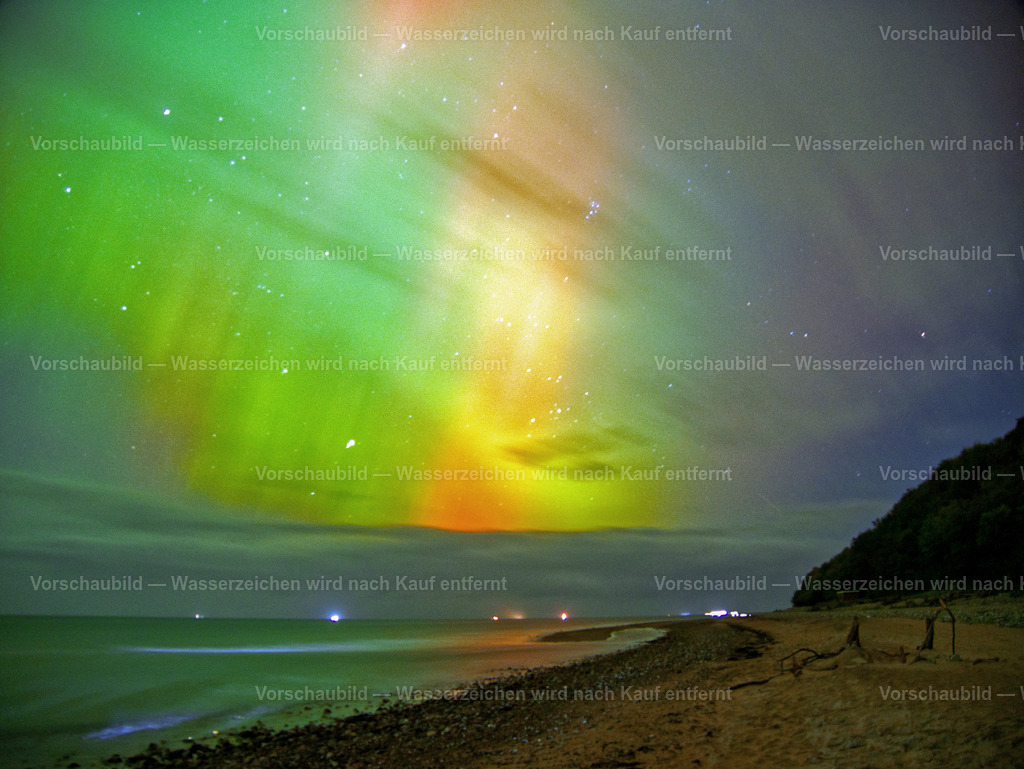 Nordlichter über Kiel | Polarlicht über der Kieler Förde.