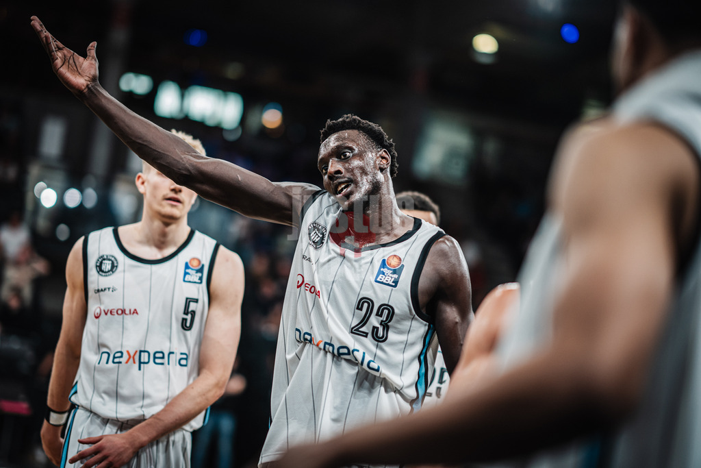 Basketball | Männer | Saison 2024/2025  | easyCredit Basketball Bundesliga | Testspiel | Veolia Towers Hamburg vs. EWE Baskets Oldenburg | 25.08.2024 | Kur Kuath (#23, Veolia Towers Hamburg)