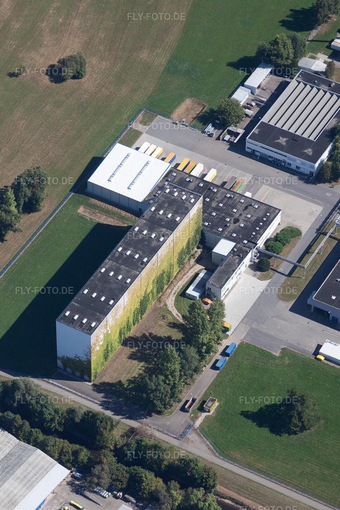 Luftbild: Tesa-Werke in Offenburg im Bundesland Baden-Württemberg in Deutschland. Foto: IMG_20842.jpg vom 31.08.2009 durch Werner Riehm/FLY-FOTO.de