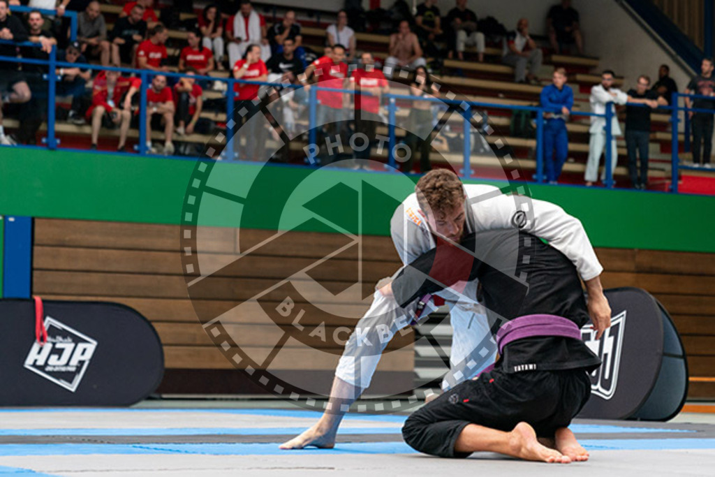 20230826PBB56045 | Fighters compete during the AJP INTLPRO BJJ and grappling competition in Hamburg, Germany, on August 26 2023.
