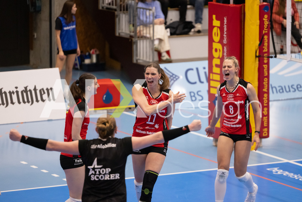 Volleyball I Frauen I Saison 2025-2026 I Volleyball NLA | Women I 1/2 Finals I  VC Kanti Schaffhausen - Sm'Aesch Pfeffingen I 18.03.2026 | 11 Kateřina Holásková (CZ) (VC Kanti Schaffhausen) – Mitte - Realisiert mit Pictrs.com