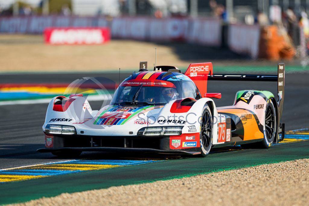 Trainproduction-20230607-1052 | LE MANS,FRANCE,07.Jun.23 - MOTORSPORTS - WEC, FIA World Endurance Championships, 24 Hours of Le Mans, Circuit de la Sarthe, qualifying. Image shows Felipe Nasr (BRA), Mathieu Jaminet (FRA) and Nicholas Tandy (GBR/Porsche Penske Motorsport). Photo: Trainproduction / Matthias Trinkl