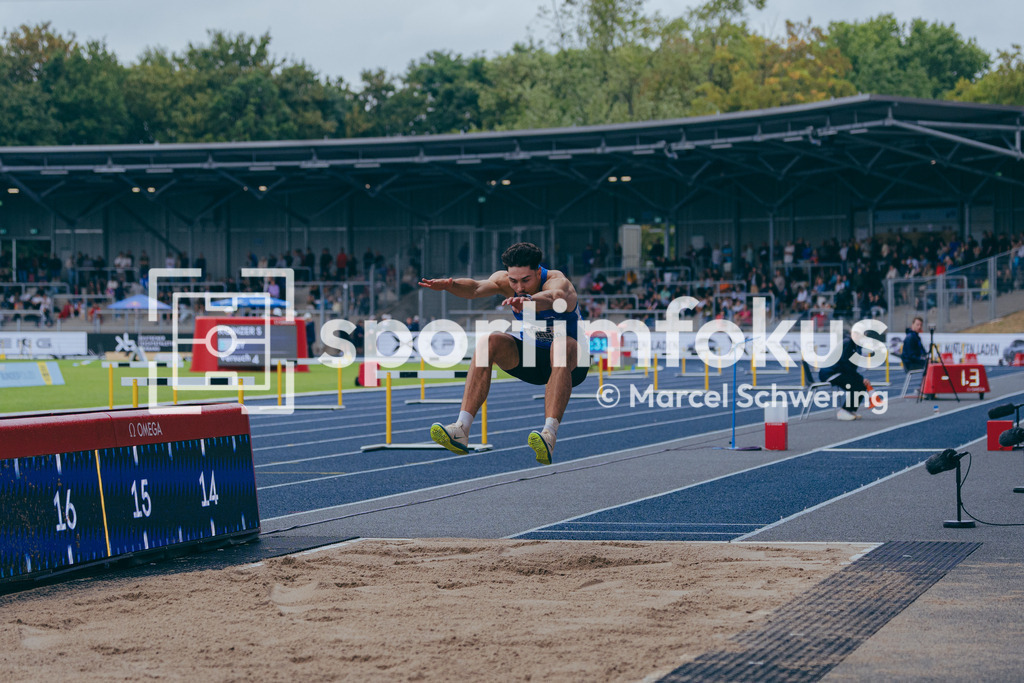 Deutsche Meisterschaften der Frauen und Männer 2026 | Steven Freund, LAC Erdgas Chemnitz, Dreisprung, Deutsche Meisterschaften der Frauen und Männer 2026, Lohrheidestadion Bochum-Wattenscheid, 26.07.2026. Foto: Marcel Schwering / sportimfokus - Realisiert mit Pictrs.com