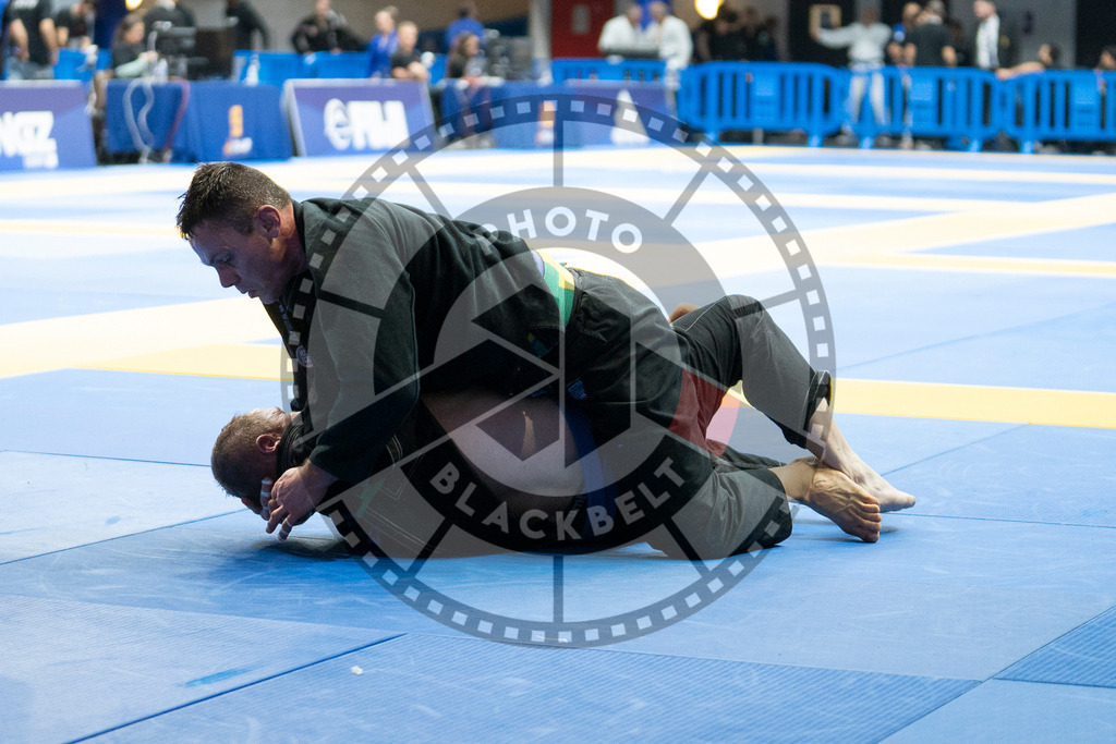 20240122PBB5858 | Fighters compete during the second day of the IBJJF European Championship in Paris, France, on January 22, 2024.