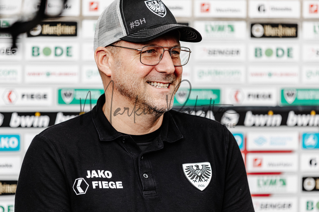 3. Liga, Saison 2023/24, 31. Spieltag: SC Preußen Münster - Dynamo Dresden | Münster, 30.03.2024: 3. Liga, 31. Spieltag, SC Preußen Münster gegen Dynamo Dresden im LVM-Preußenstadion in Münster. Foto: sportfotografie.ms | Markus Paletta - Realisiert mit Pictrs.com