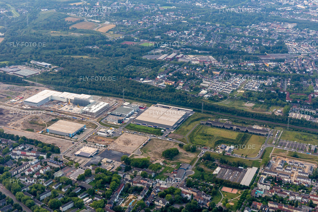 Almaring, Libreco | Luftbild: Almaring, Libreco im Ortsteil Gelsenkirchen-Bulmke-Hüllen in Gelsenkirchen im Bundesland Nordrhein-Westfalen in Deutschland. Foto: IMG_008349.jpg vom 19.07.2020 durch Werner Riehm/FLY-FOTO.de - Realisiert mit Pictrs.com