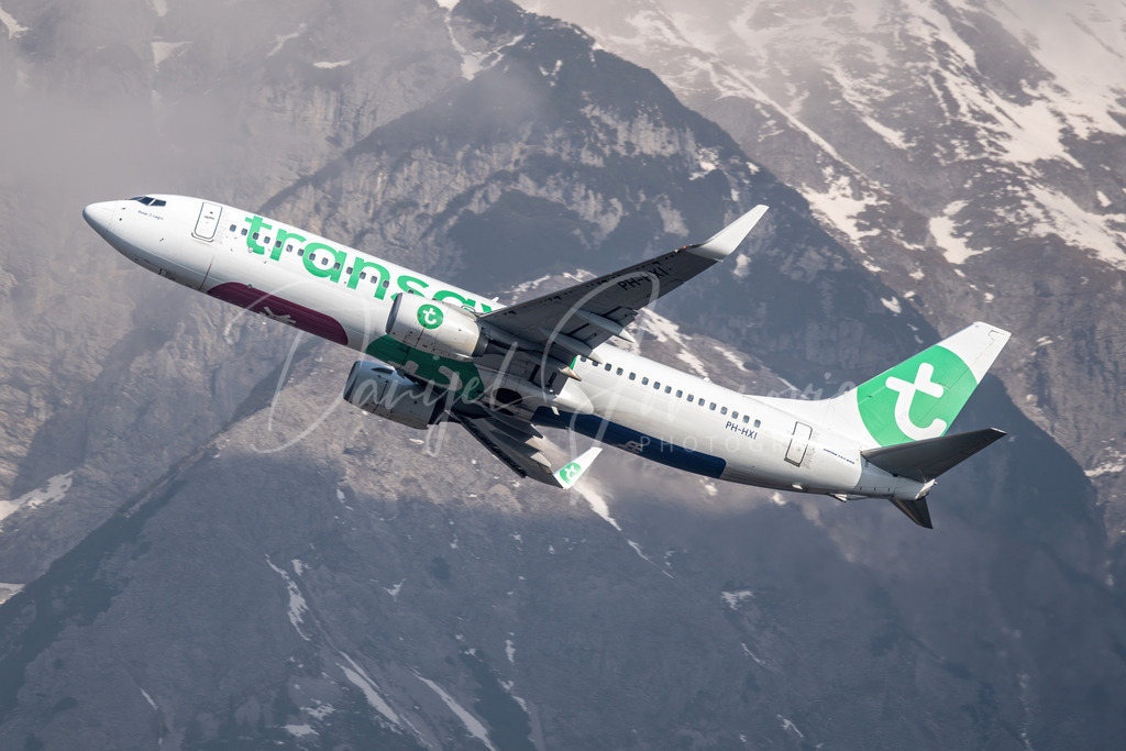 Transavia | Transavia Boeing 737 beim Abflug aus Innsbruck