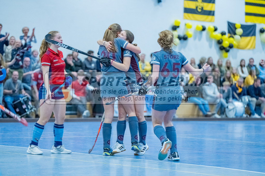 HK_20240303_109247 | Spiel um Platz 3 Deutsche Meisterschaft WU16 am 3.3.2024 Halle DHC, Düsseldorf ,