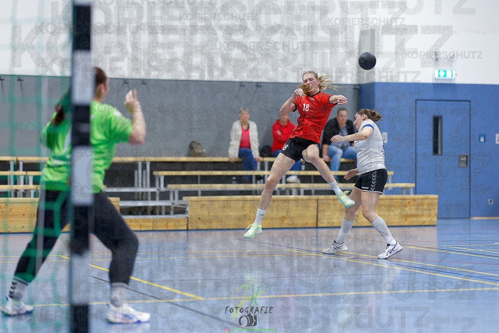 Frauen 2. Bezirksklasse; SG Rechtenbach - HSG Linden II | Frauen 2. Bezirksklasse; SG Rechtenbach - HSG Linden II am 16.11.2025 in Rechtenbach (Sporthalle Rechtenbach)Photo © 2025 - Jörg Heinrich - Realisiert mit Pictrs.com