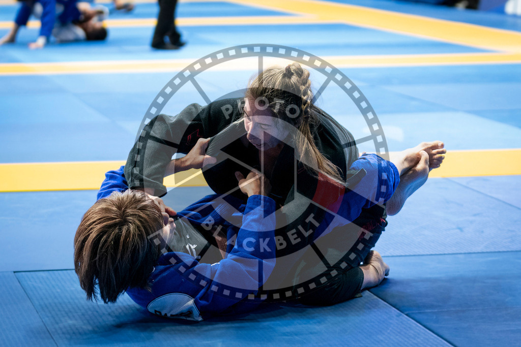 20240126PBB1596 | Fighters compete during the Brazilian Jiu-Jitsu European Championship of the IBJJF in Paris, France, on January 26, 2024.