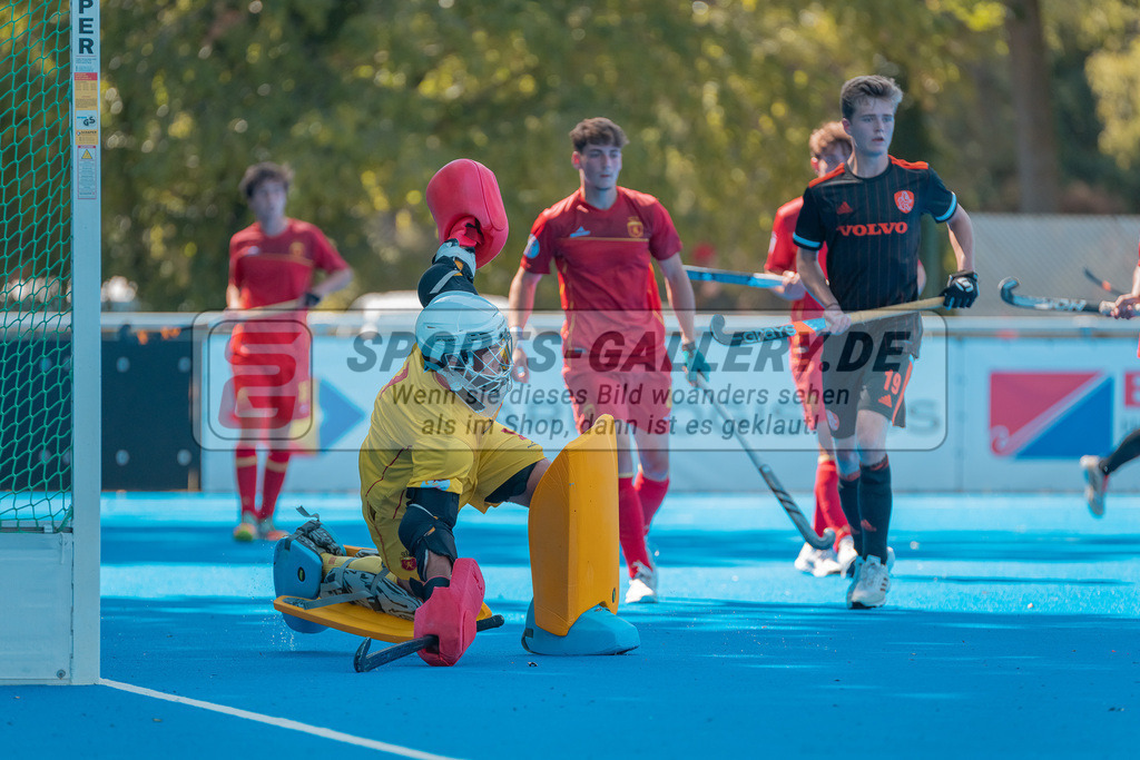 HK_20230711_101226 | Euro Hockey MU18 Spain vs Netherlands Championship Girls &amp; Boys am 11.7.2023 CHTC , Krefeld ,